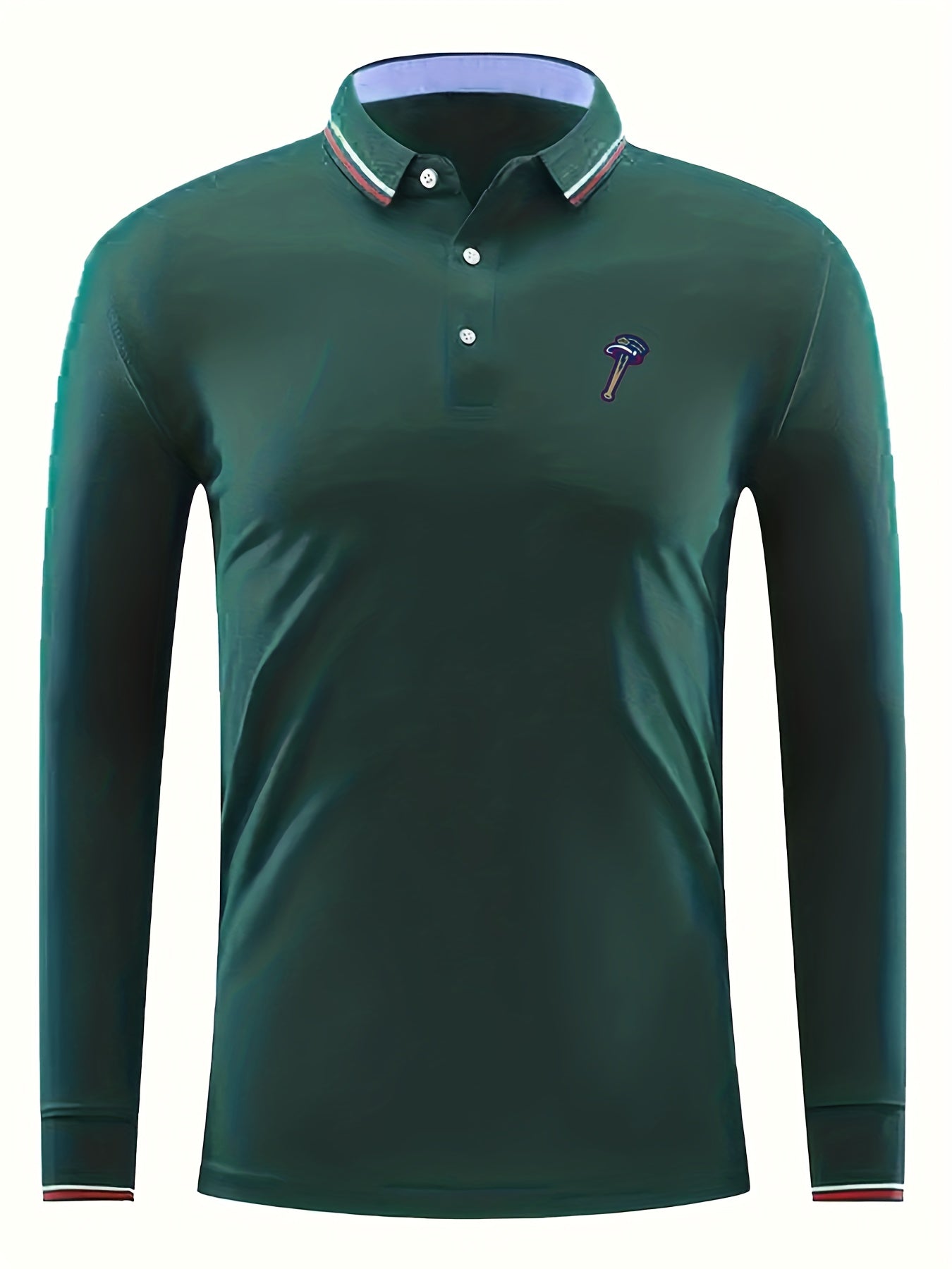 Men's Lightweight Polo Shirt for Spring Fall