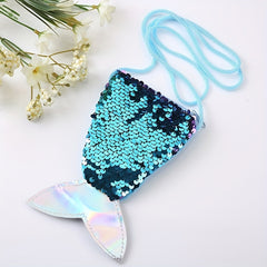 Mini Sequin Mermaid Bag Coin Purse Shoulder Crossbody Bag