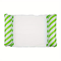 Foldable Inflatable Lounge Chair with Striped Net Float