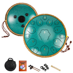 13 Steel Tongue Drum F Key Hanplate Percussion Instrument