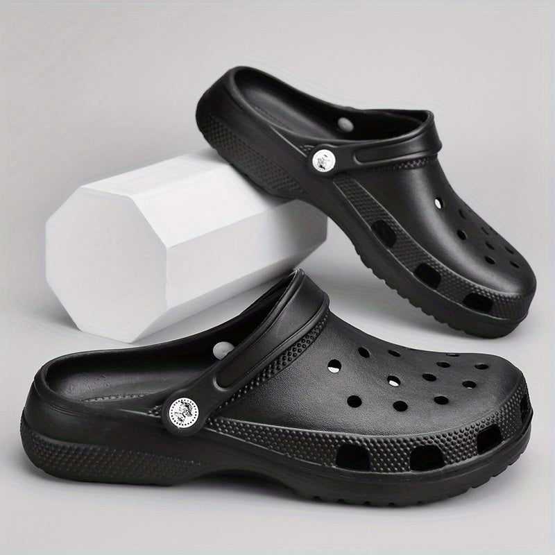 Men's Closed Toe Clogs Soft Sole Sandals Outdoor Garden Shoes