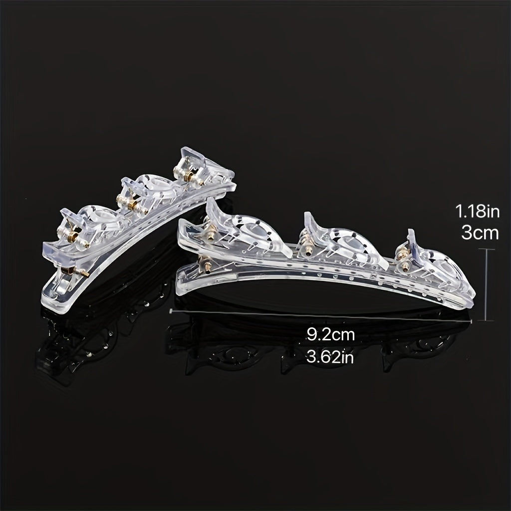 Clear Frame DIY Hair Claw Minimalist Banana Clip Headwear