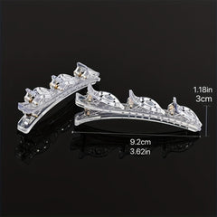 Clear Frame DIY Hair Claw Minimalist Banana Clip Headwear