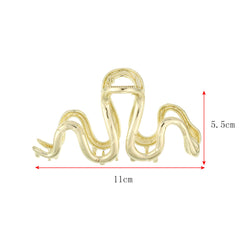 Snake Shaped Alloy Hair Clip