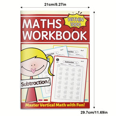 Math Subtraction Workbook Up to 100 Interactive Practice Pages
