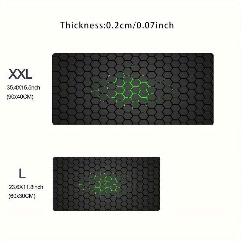 Hexagon Large Mouse Pad Office Computer Gaming Accessories