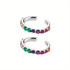 Colorful Drop Earrings 24K Plated Copper Earrings
