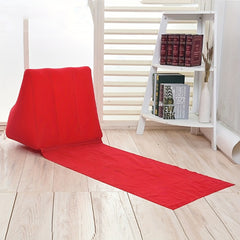 Flocking Triangle Beach Mat Inflatable Seat Cushion