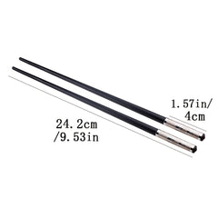 Chinese Golden Dragon Chopsticks Non slip Alloy Sushi Household Tableware