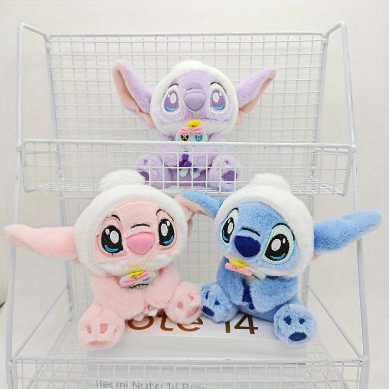 Stitch Keychain Plush Doll with Hat Bag Charm