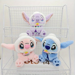 Stitch Keychain Plush Doll with Hat Bag Charm