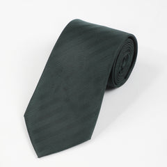Thin Stripe Polyester Tie Business Formal Necktie Men