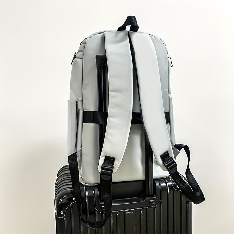 Sport Backpack with Ball & Shoe Compartments Waterproof Oxford Cloth