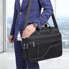 18 Cm Laptop Bag Expandable Briefcase Computer Bag Men Women