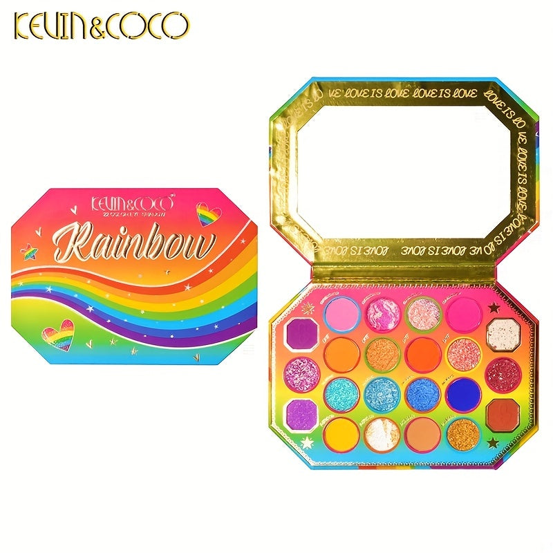 22-Shade Pearly Shimmer Eyeshadow Palette