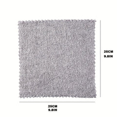 10pcs Bamboo Charcoal Dish Towel Microfiber Absorbent Dishcloth