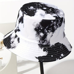 Tie Dyed Sunshade Bucket Hat for Men Women