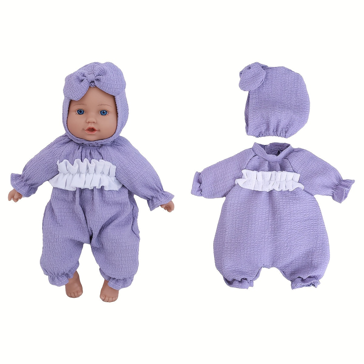 13 Inch Reborn Doll Clothes Set for Boys and Girls' Role Playing