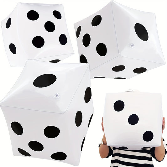1pc 29.97 Cm Jumbo Inflatable Dice for Indoor Outdoor Board Game Pool Party