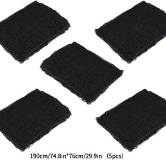 5pcs Halloween Scary Cloth Decor Gauze 190 X 76 Home Wall Decor