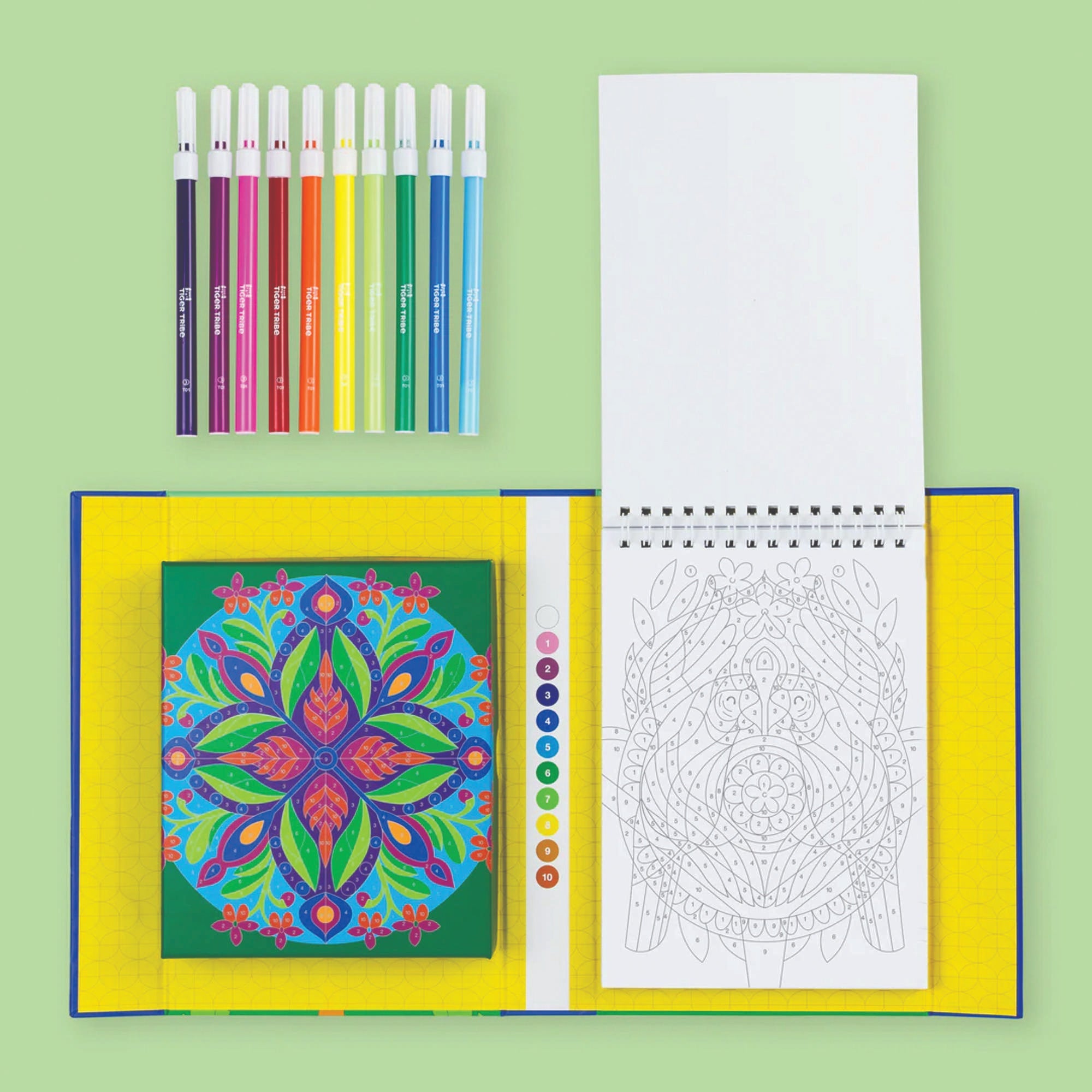 Colour by Numbers The Tropics DIY Painting Kit