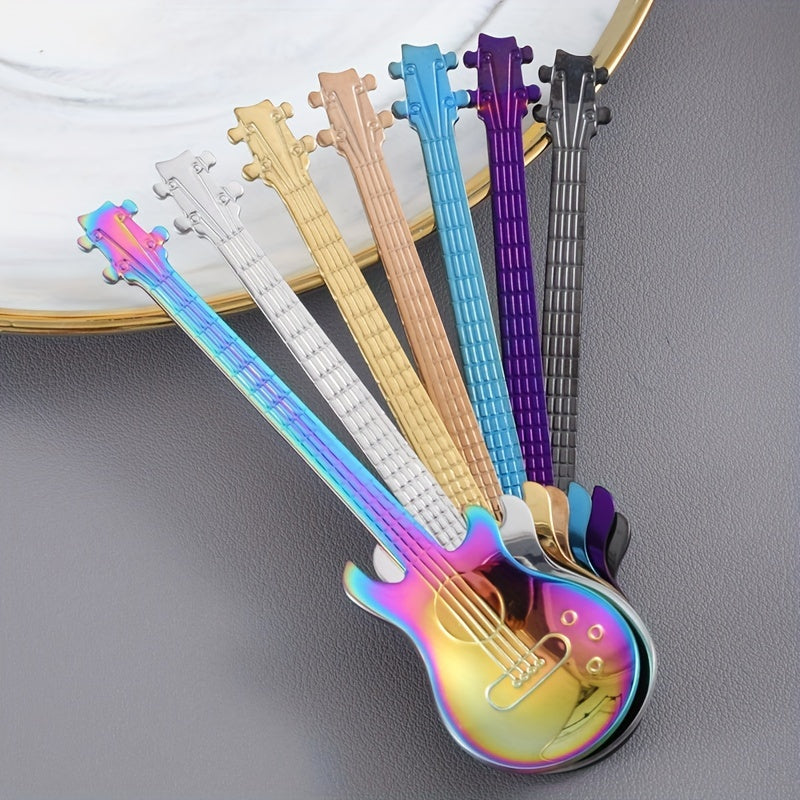Guitar Spoon Novelty Kitchen Accessory