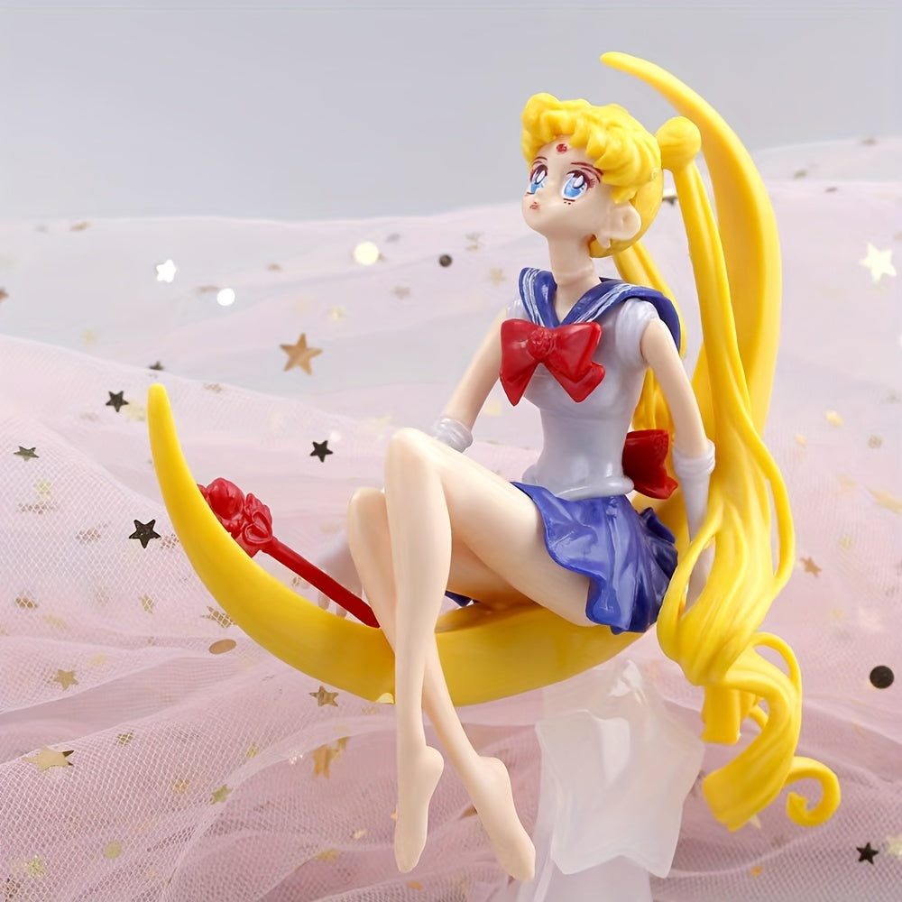 Magical Girl Models Anime Character Figurines Home And Car Decorations