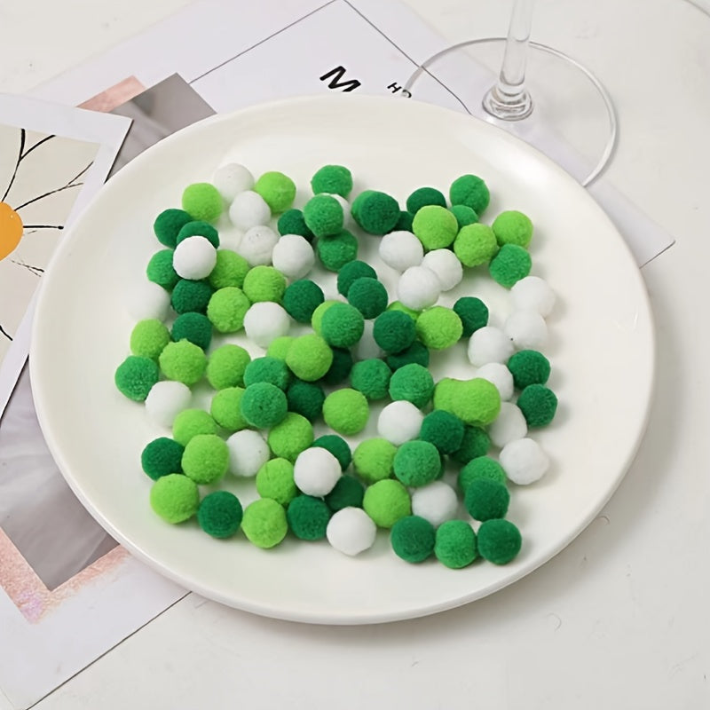 160pcs Mixed Pom Balls for Crafts Party Christmas Decoration