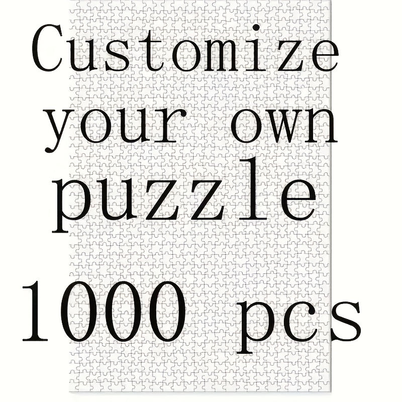 1000pcs Custom Photo Jigsaw Puzzle for Adults Personalized Couple Family Wedding