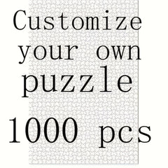 1000pcs Custom Photo Jigsaw Puzzle for Adults Personalized Couple Family Wedding