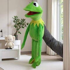 Green Frog Animation Plush Hand Puppet