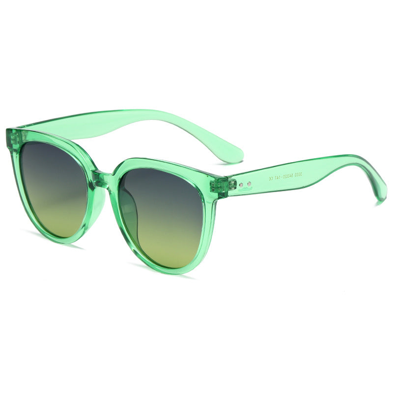 Oval Round Polarized Sunglasses Vintage Sunnies Eyewear