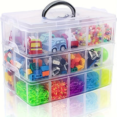 3 Tiers Stackable Storage Box Bead Organizers And Storage Container
