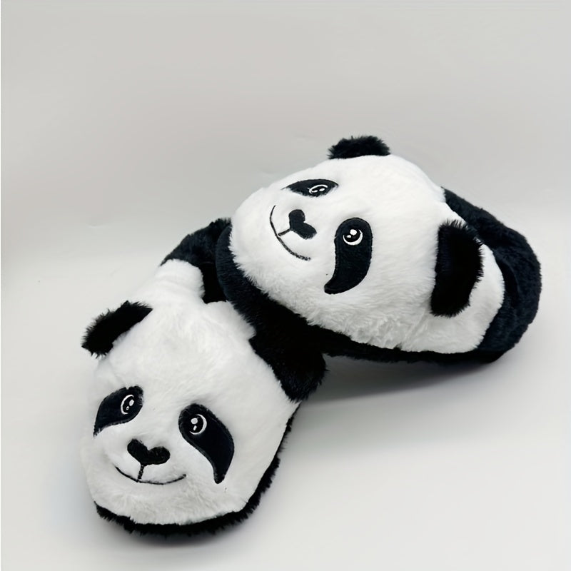 Boys Cartoon Panda House Shoes Non Slip Soft Bottom Walking Shoes