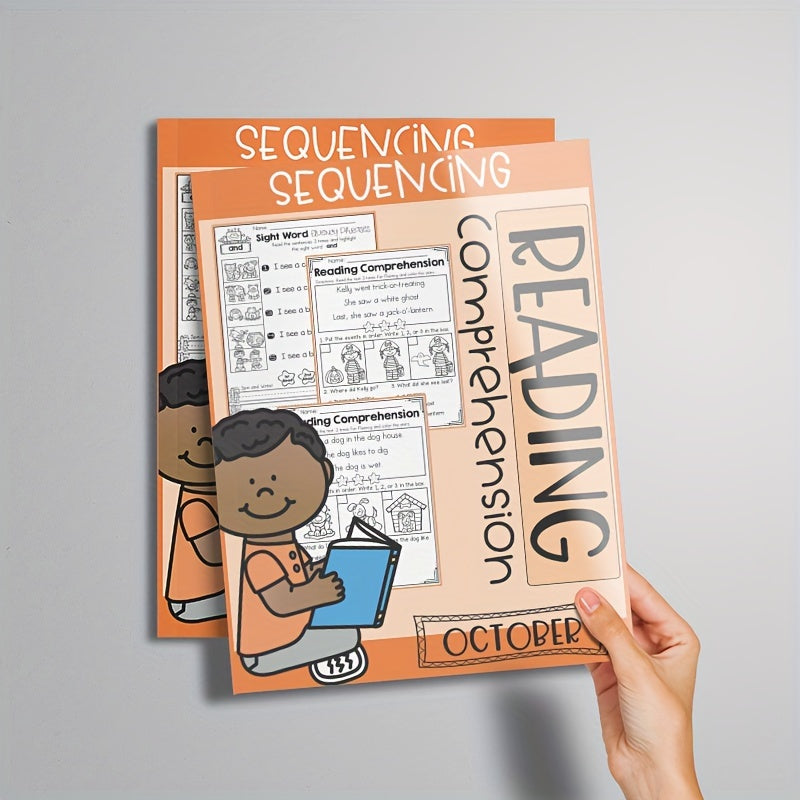 Monster Crew October Sequencing Reading Comprehension Worksheets