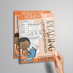 Monster Crew October Sequencing Reading Comprehension Worksheets