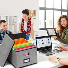 File Organizer Box File Filing Box File Folder Storage Hanging File