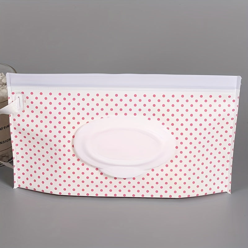 Portable Baby Wipes Packaging Bag Self Sealing Wet Wipes Separate Bag