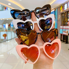 Girl's Heart Sunglasses UV Protection Casual Love Sunglasses