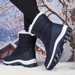 Women's High Tube Snow Boots Non-Slip Thickened Warm Shoes