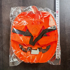 Halloween Pumpkin Mask: Luminous Sounding, Masquerade Tricky Props