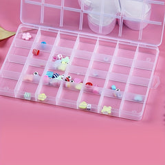 28 Grids Plastic Storage Box Jewelry Fishing Gear Organizer