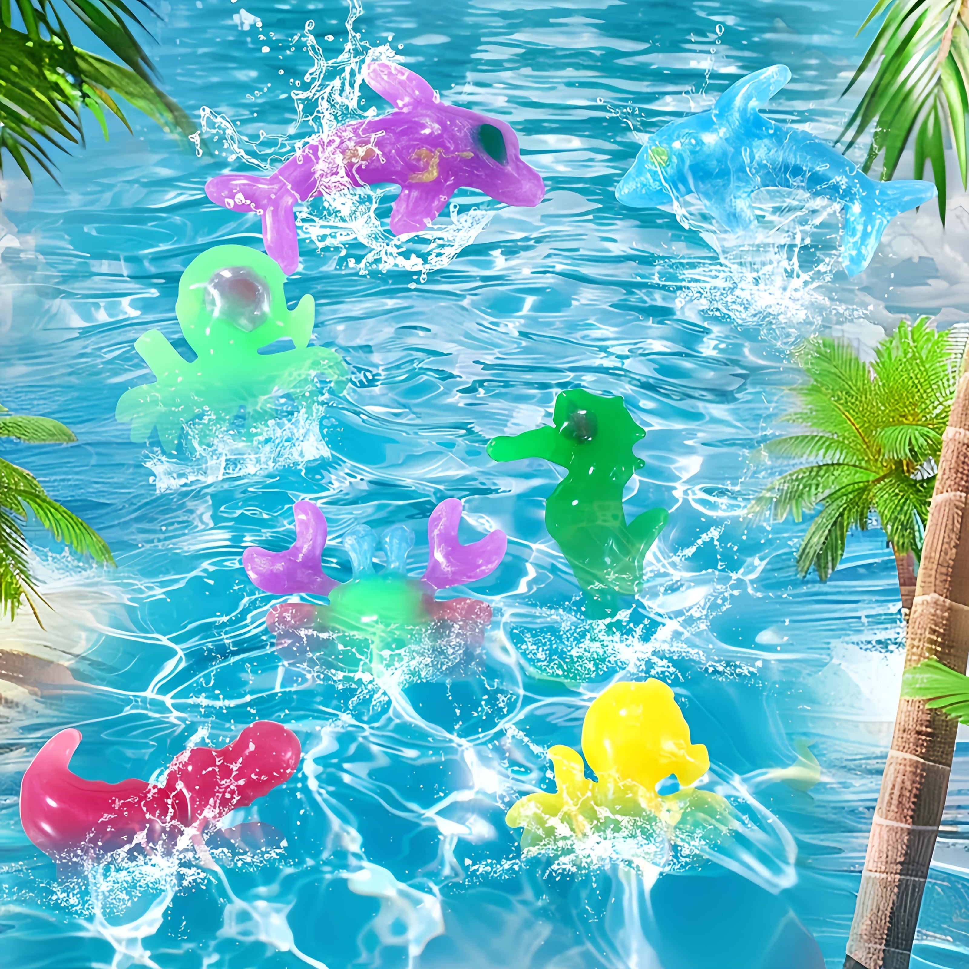 25pcs Magic Water Elf DIY Toy Set with Storage Box Educational Fun Game