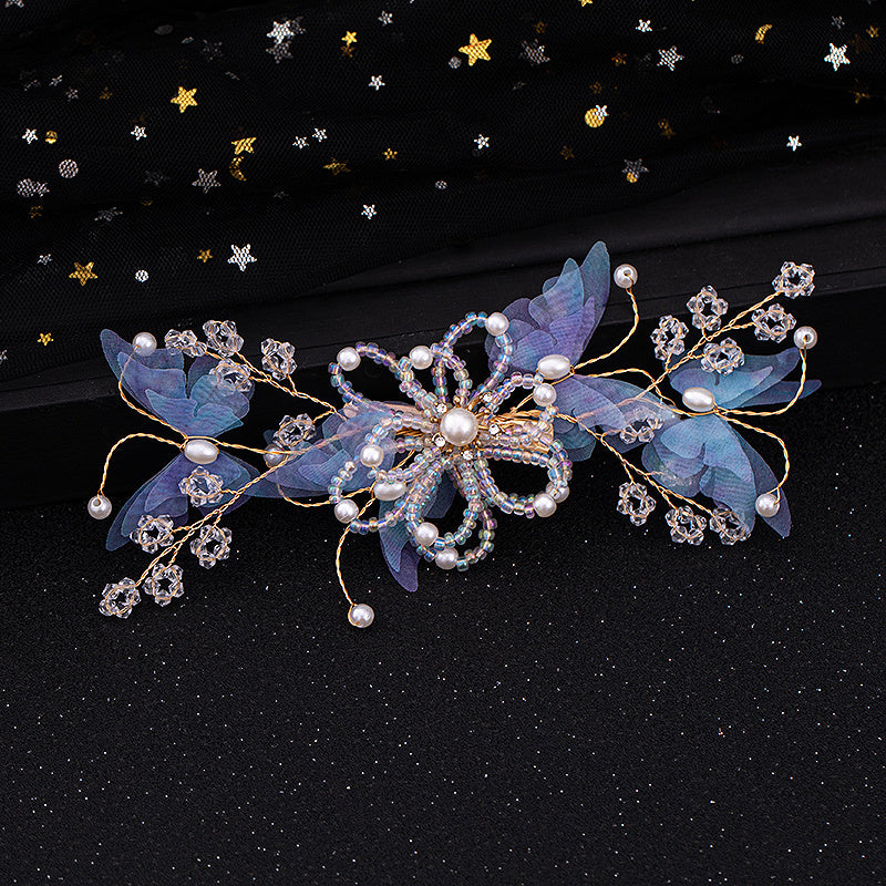 Romantic Flower Mini Hair Clip Wedding Bridal Hair Pin
