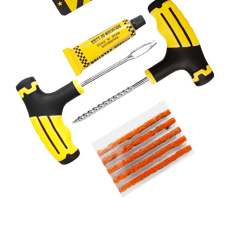 Car Tire Repair Tool Set Strip Glue Quick Tire Repair