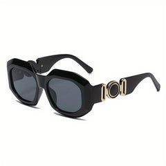 Y2K Irregular Sunglasses Retro Tortoiseshell UV400 Sun Shades