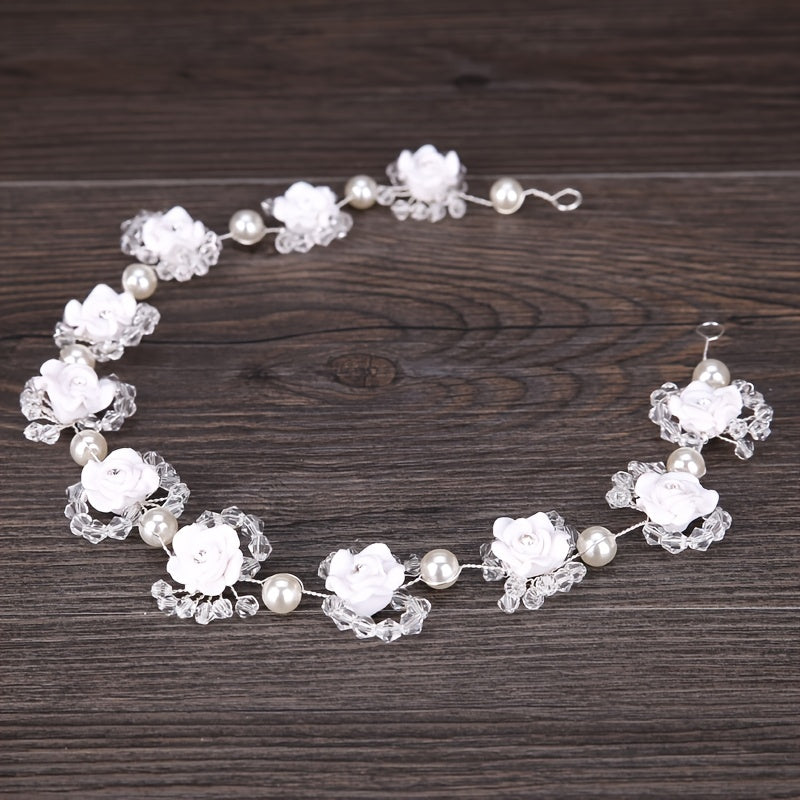 Crystal Headband Flower Girl Wedding Headwear