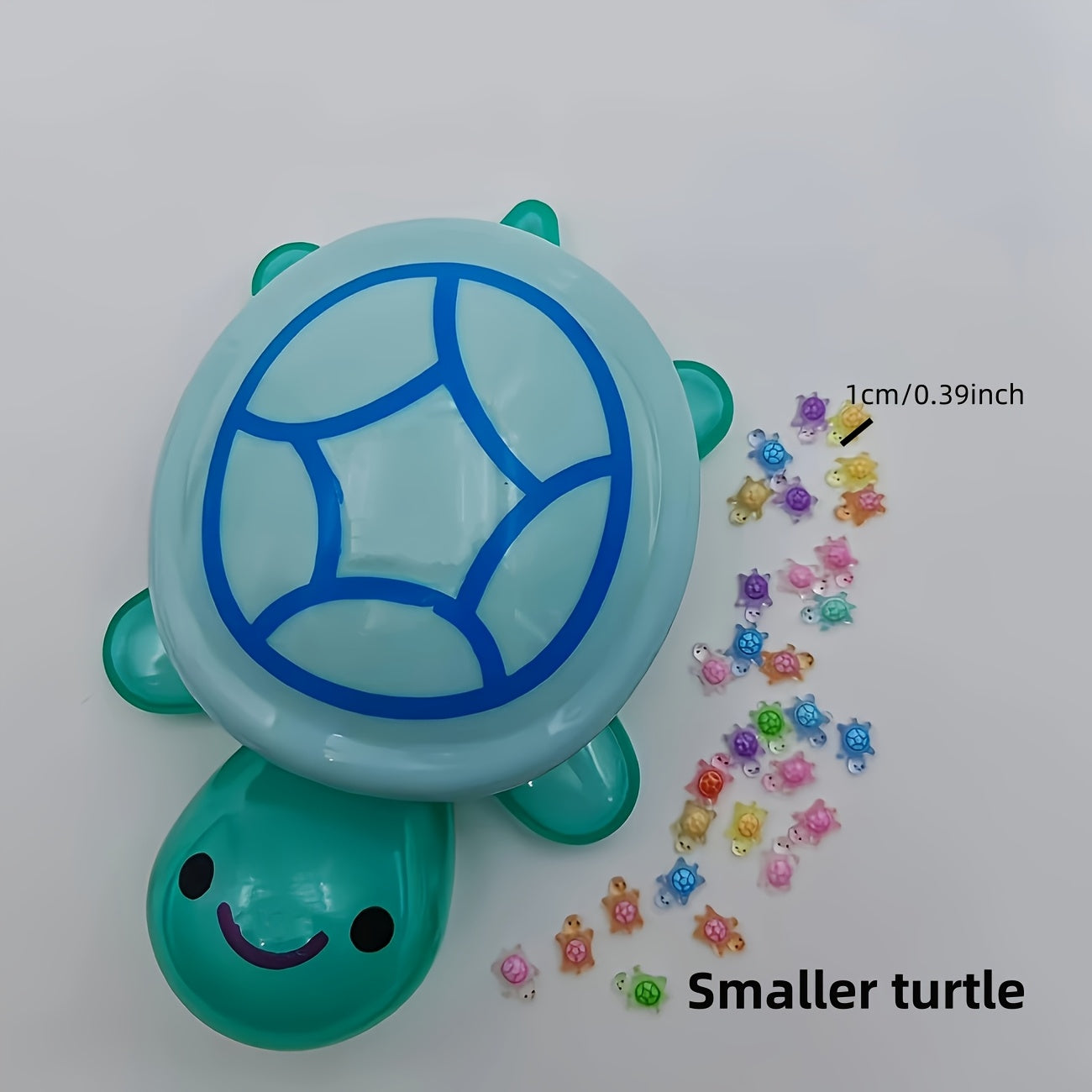 Glowing Big Turtle with 6 Small Turtles Set