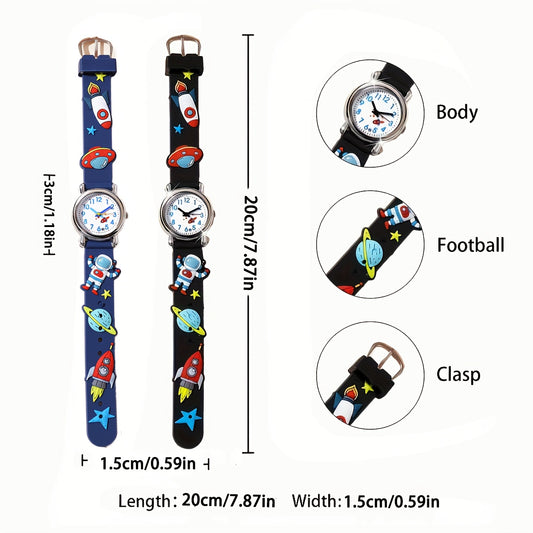 Astronaut Ship Pattern Watch