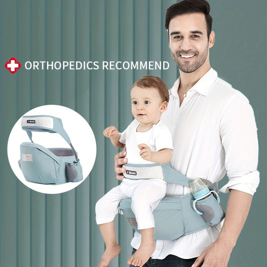 All Seasons Baby Carrier with Hip Seat & Lumbar Support